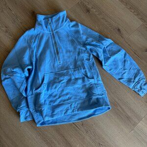 lululemon Oversized Half Zip funnel neck Scuba